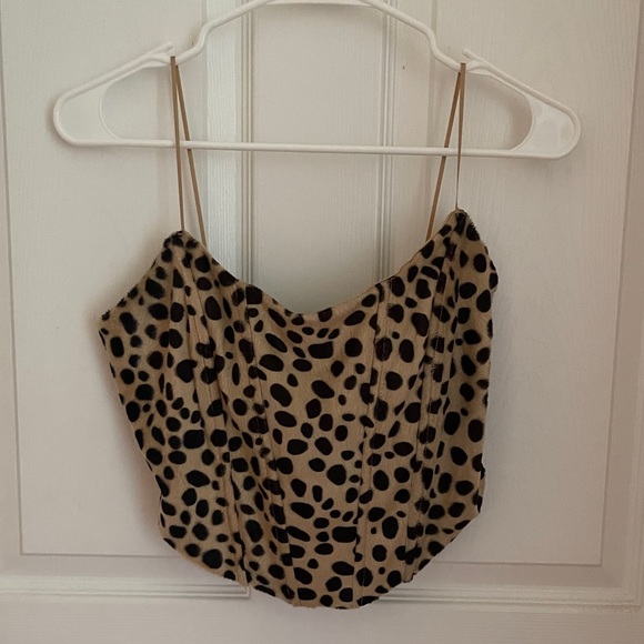 NWT Bustier Crop Top - Picture 1 of 3